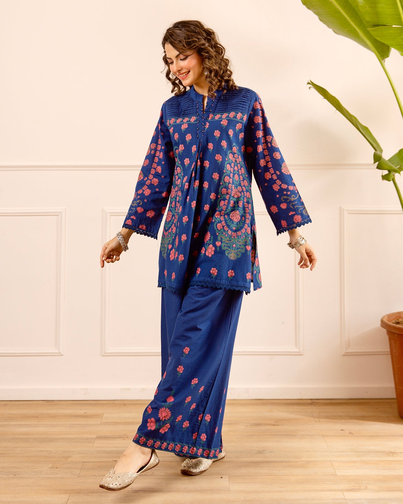 Sapphire Gulbagh Premium Cotton Co-ord Set