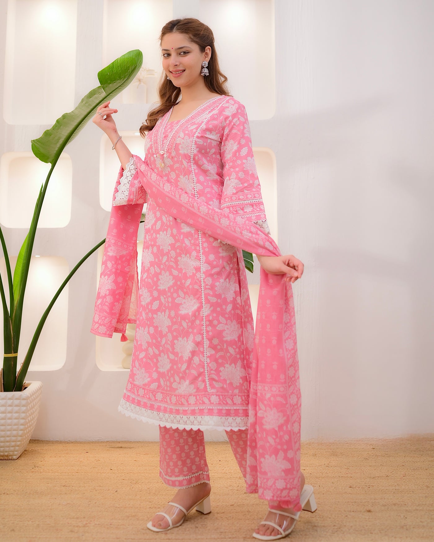 Gulabi Grace Pakistani Cotton Suit