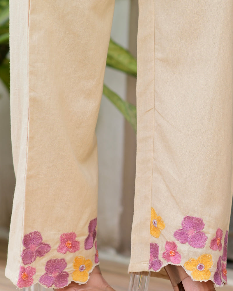 Cookie Floral Threadwork Co-ord