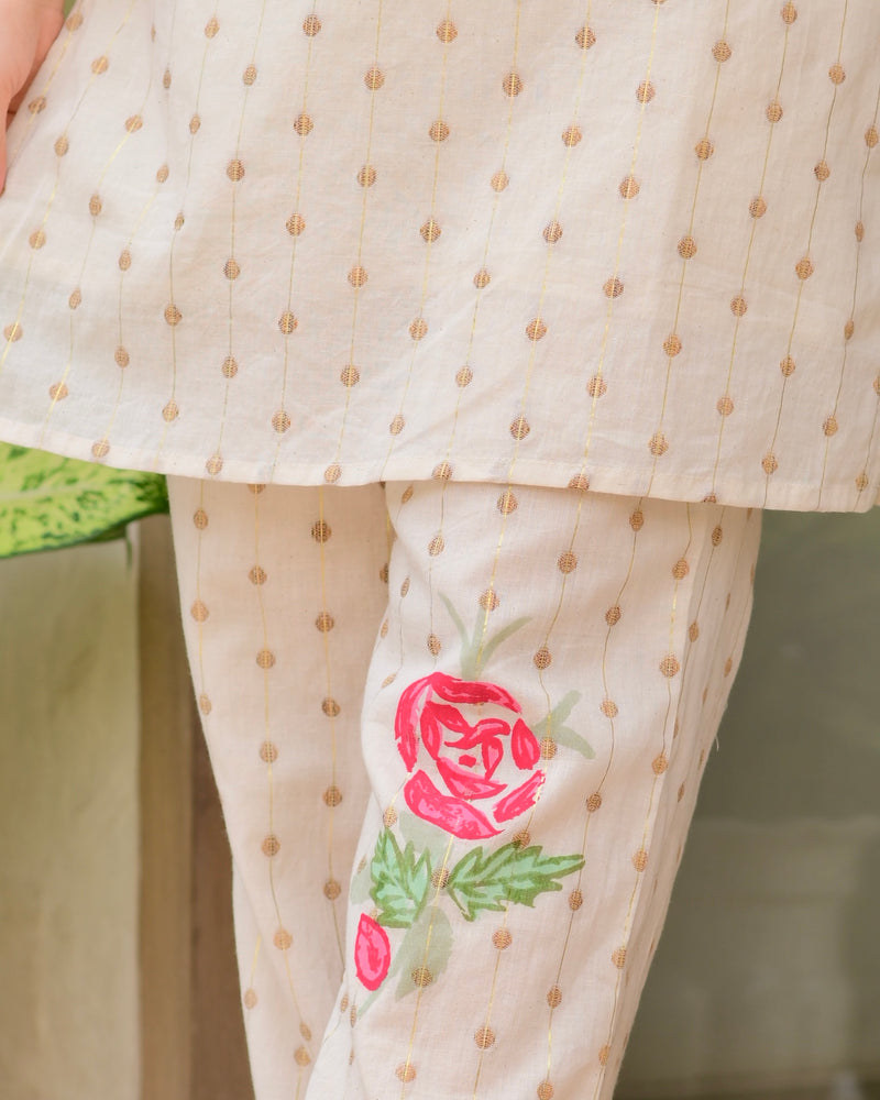 Ivory Rose Festive Flora Cotton Co-ord