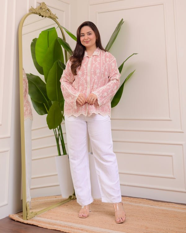 Blush Botanica Threaded Shirt