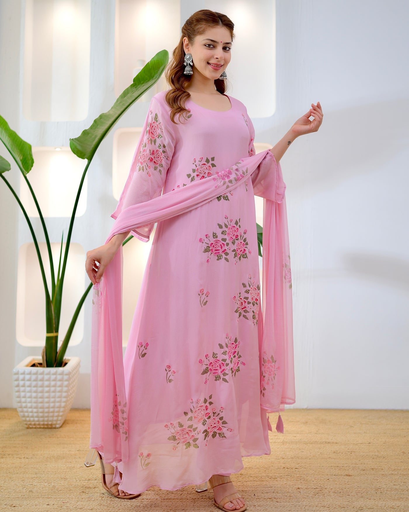 Candy Rose Affair Handwork Chinnon Suit