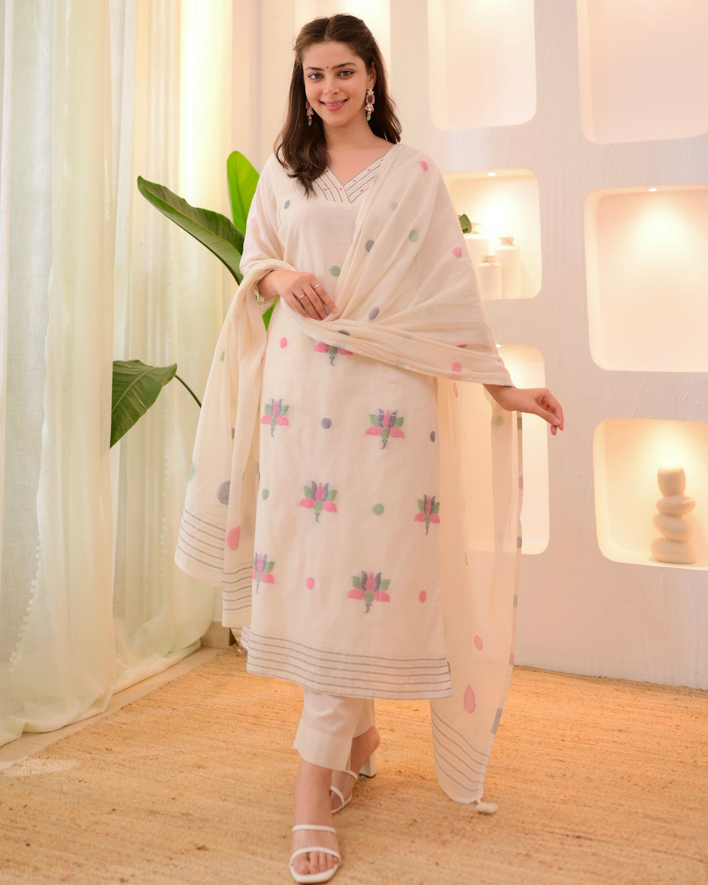Premium Kamal Jamdani Festive Suit