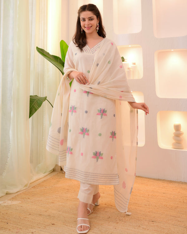 Premium Kamal Jamdani Festive Suit