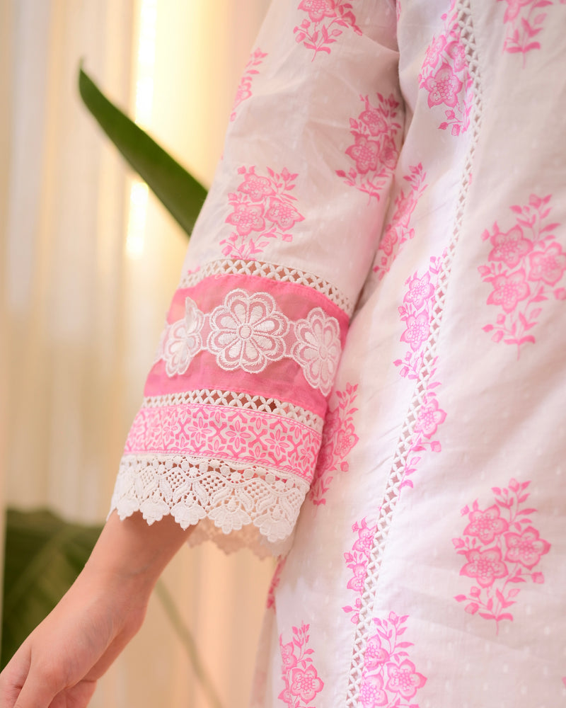 Blush Pink Gulzaar Premium Cotton Suit