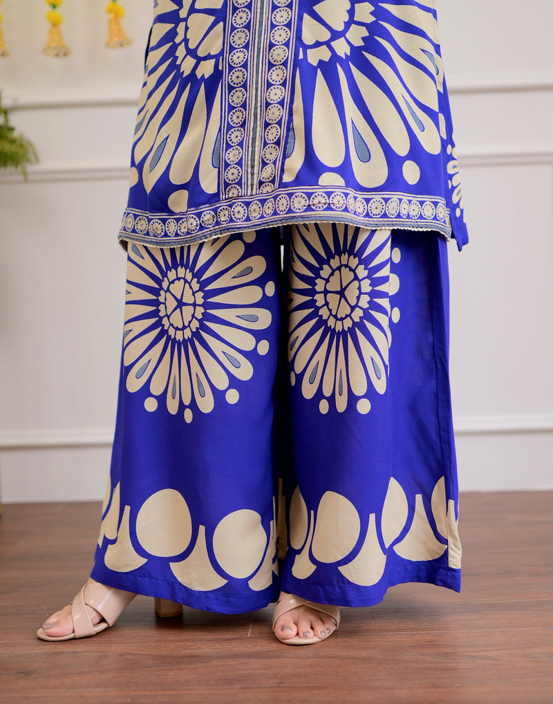 Sapphire Blossom Cotton Co-ord