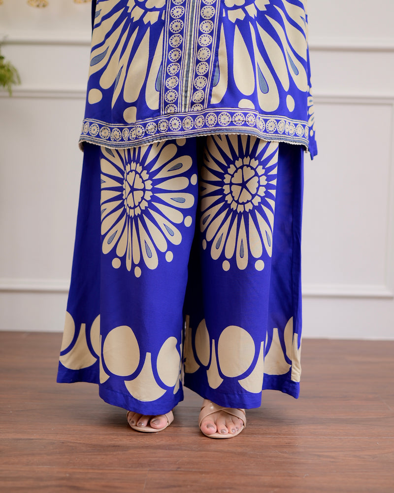 Sapphire Blossom Cotton Co-ord
