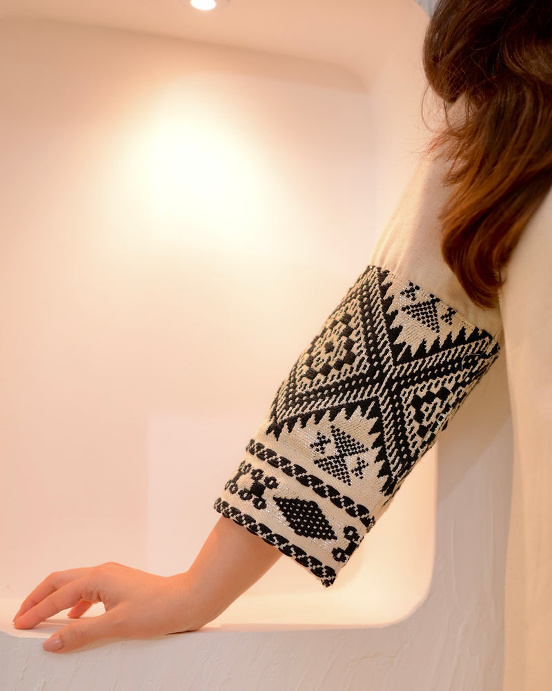 Ivory Boho Woven Cotton Co-ord