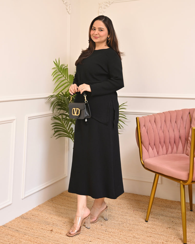 Twilight Knit Winter Woollen Skirt Co-ord