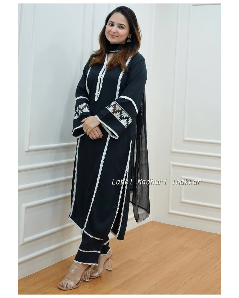 Buy Black Salwar Suit for Women Online in India - G3+ Fashion