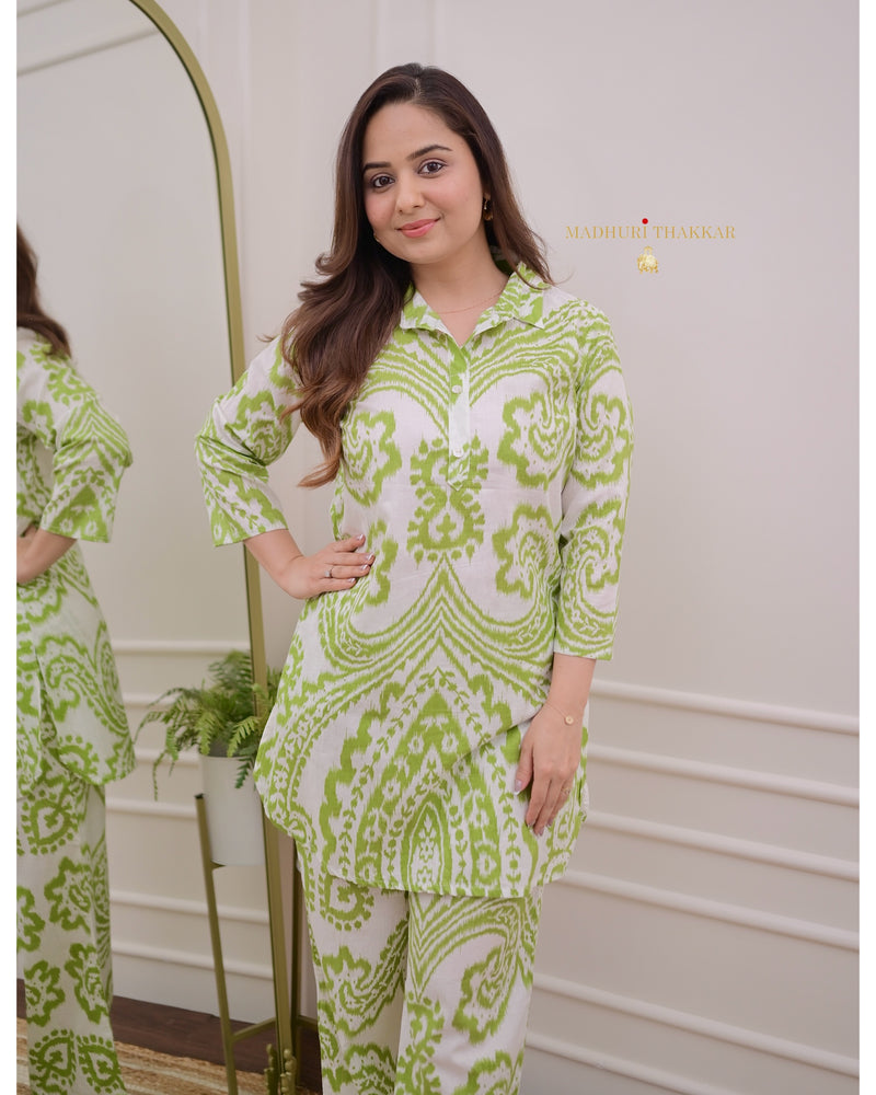 Lavender Lucknowi Afghani Suit