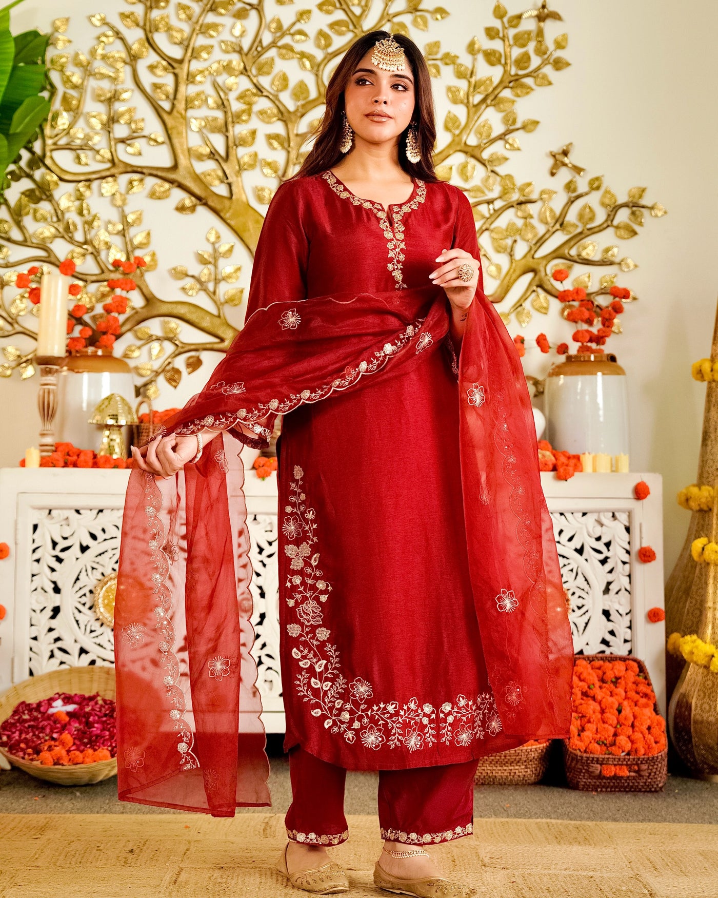 Ruhani Gul Premium Silk Festive Suit