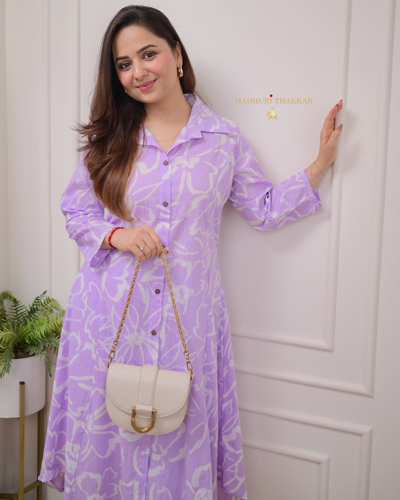 Lilac Floral Cotton Co-ord