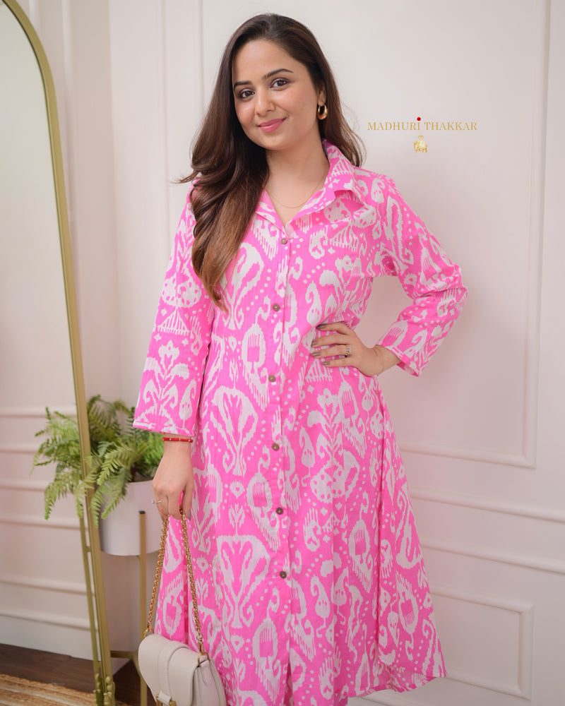 Pink Baroque Cotton Co-ord