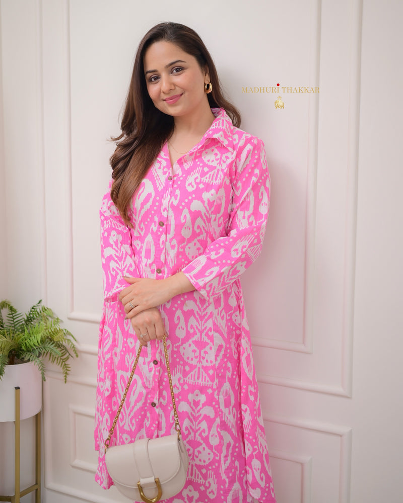 Pink Baroque Cotton Co-ord