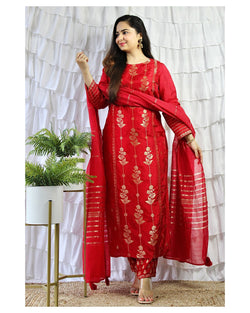 Red Silk Set