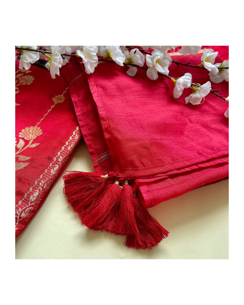 Red Silk Set