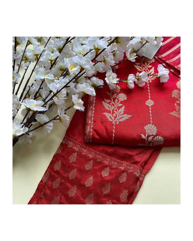 Red Silk Set
