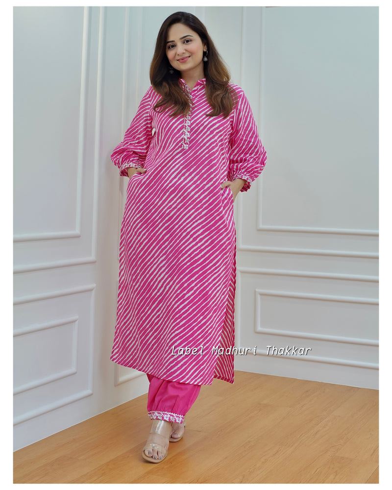 Leheriya kurta on sale