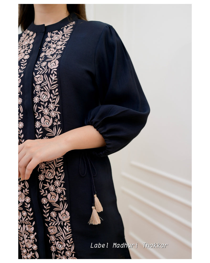 Black Threadwork Co-ord